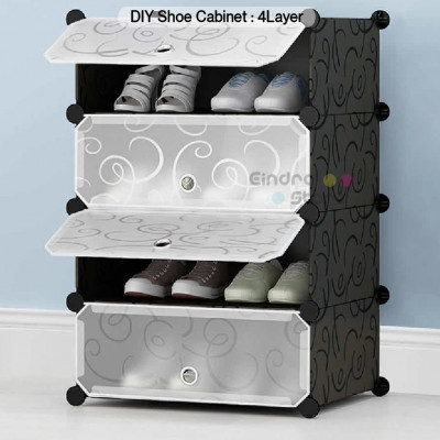 DIY Shoe Cabinet : 4Layer